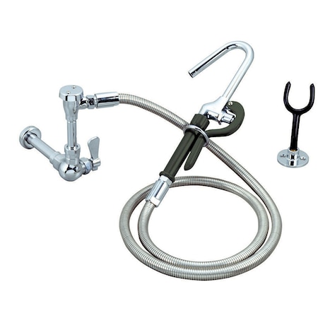 Bk Resources Optiflow Utility Spray, Splash/Wall Mount, single valve, Remote Valve BKF-SSMPF-G